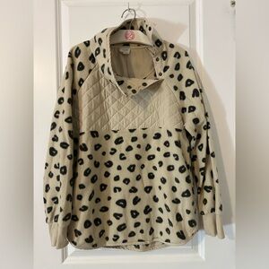Leopard print sweater